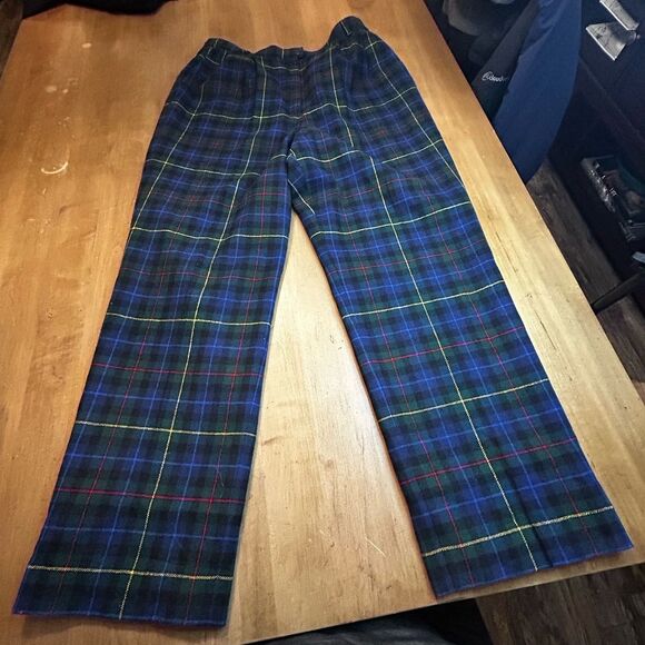 Pendleton Pants Womens 18 Authentic Smith Tartan Plaid Lined Virgin Wool VTG USA - Picture 3 of 15
